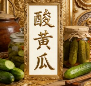 最近中国“酸黄瓜”这个词很火